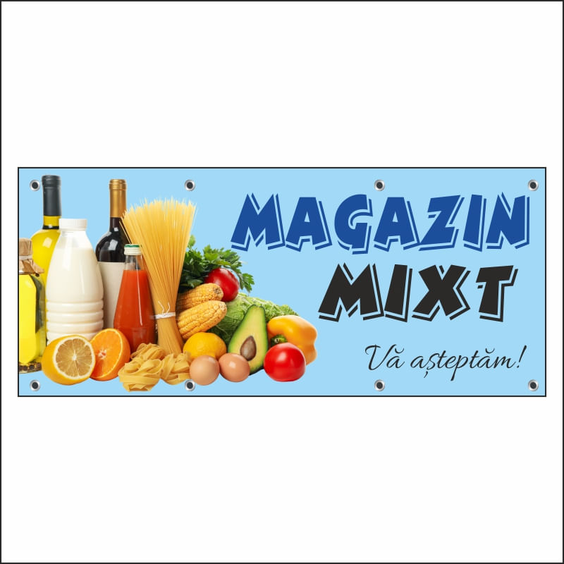 Banner MEDIA, Magazin mixt model 1, 150 x 60 cm - imagine 4